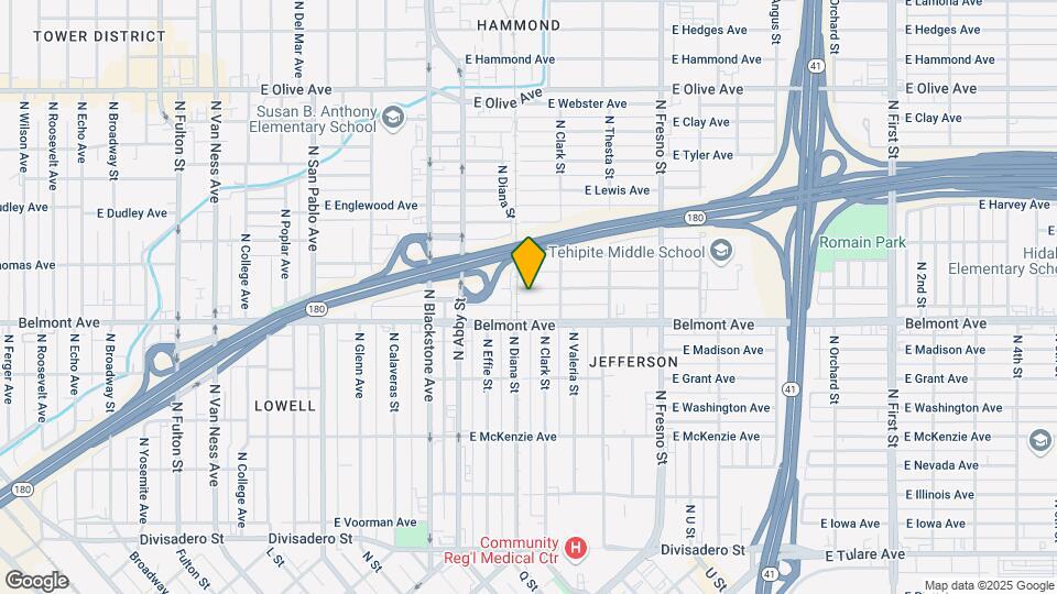 2020 E White Ave Mapa y Detalles de la Ubicación