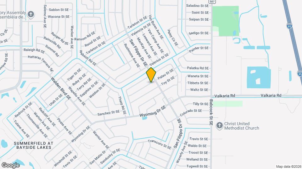 1384 Palau St SE Map and Location Details