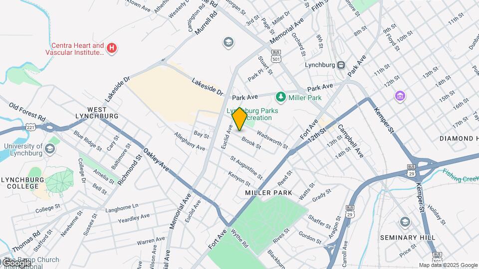 852 Brook St Map and Location Details