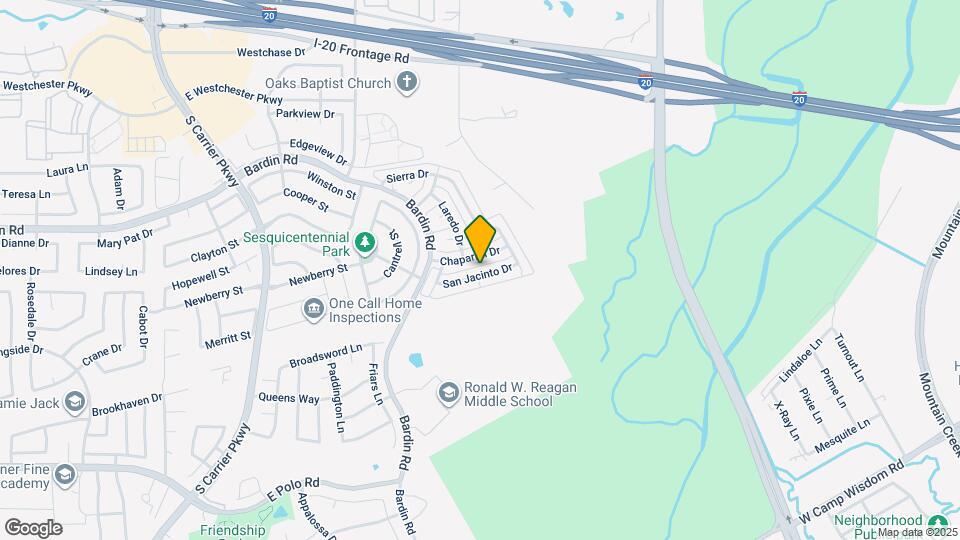 846 San Jacinto Dr Map and Location Details