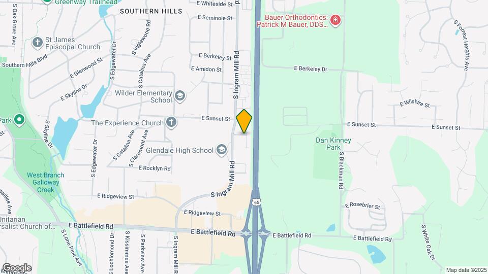 2641 S Glenview Ave Map and Location Details