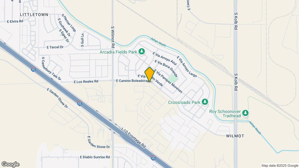 6521 E Paseo Alga Map and Location Details