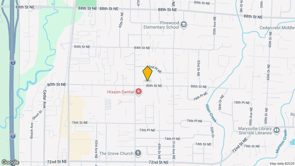 4811 80th St NE Map and Location Details