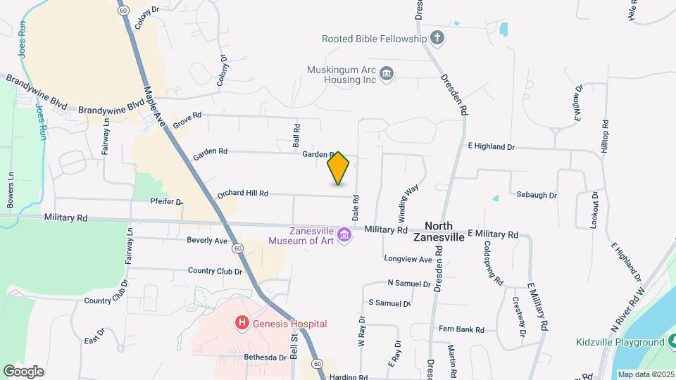 631 Orchard Hill Rd Map and Location Details