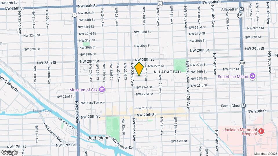 2153 NW 24th St Mapa y Detalles de la Ubicación