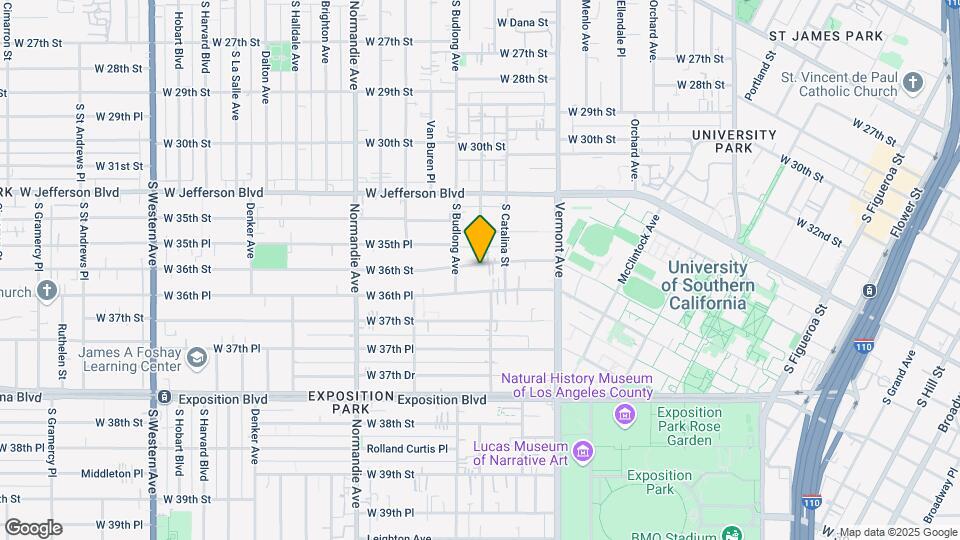1210 W 36th St Mapa y Detalles de la Ubicación