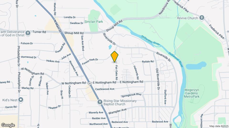 4367 Fair Oaks Rd Map and Location Details