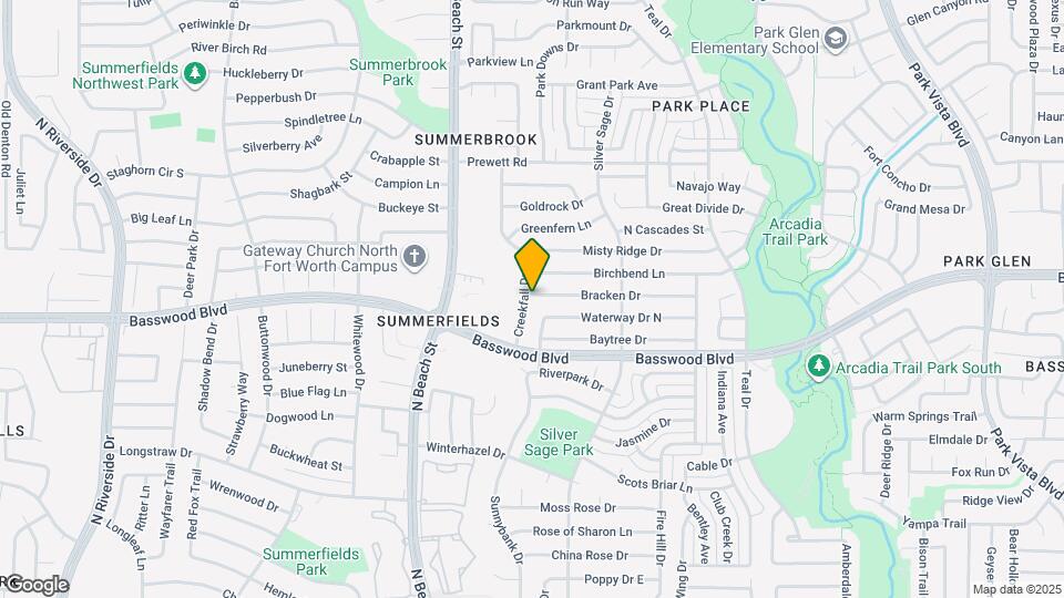 7440 Creekfall Dr Map and Location Details