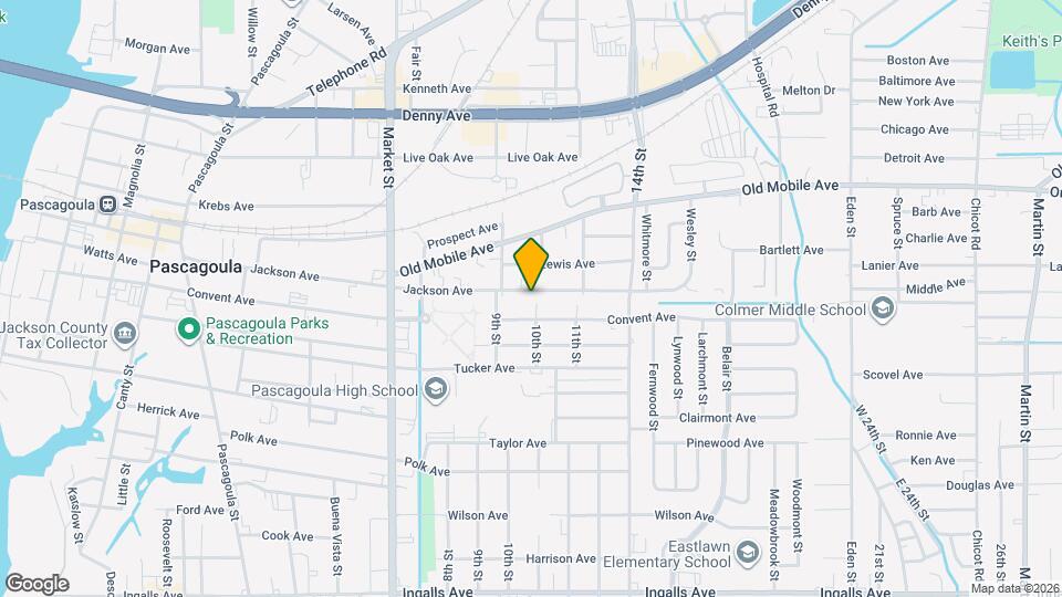 2026 Jackson Ave Map and Location Details