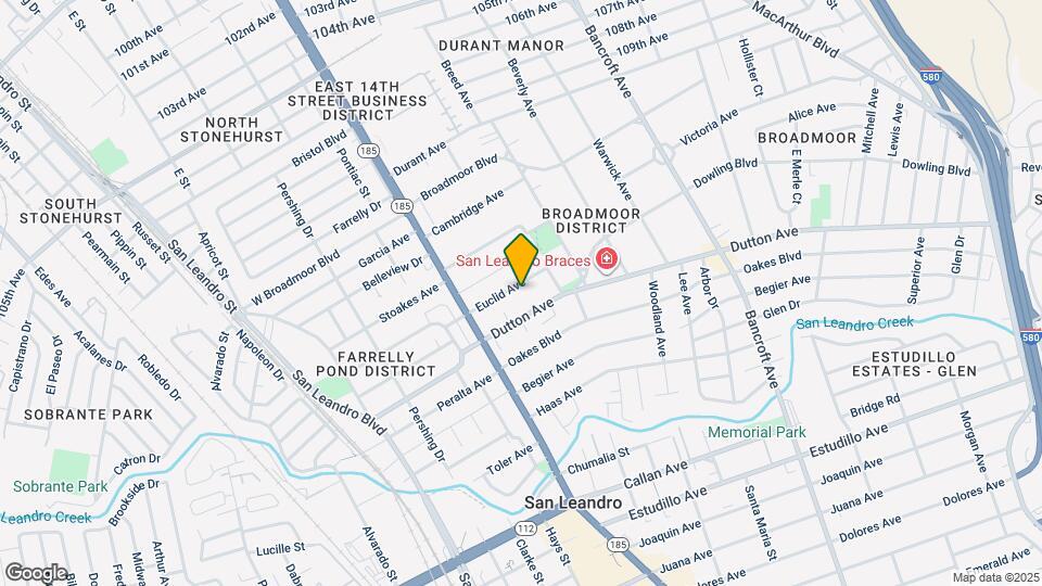 123 Euclid Ave Map and Location Details