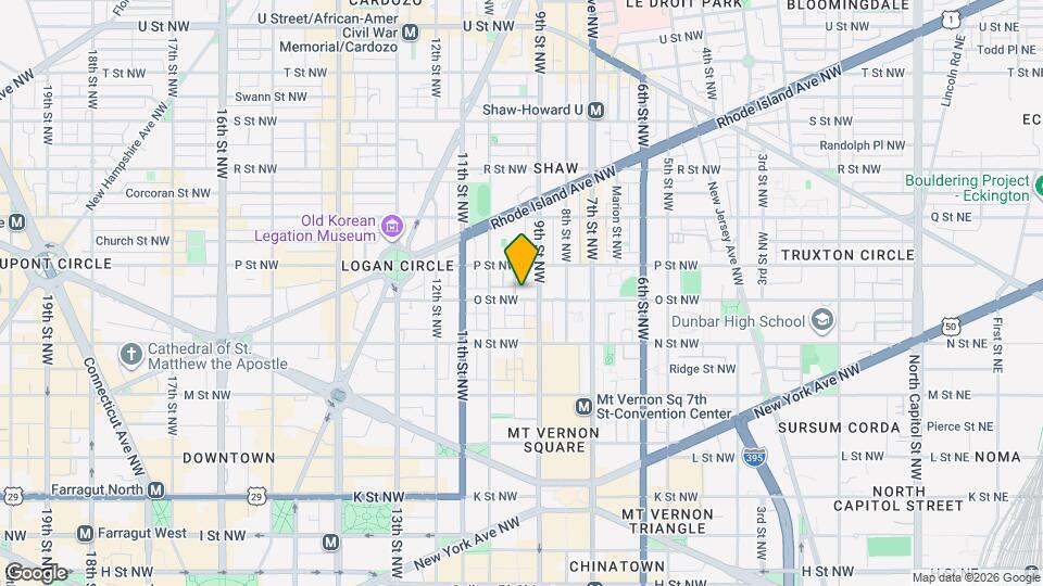 917 O St NW Map and Location Details