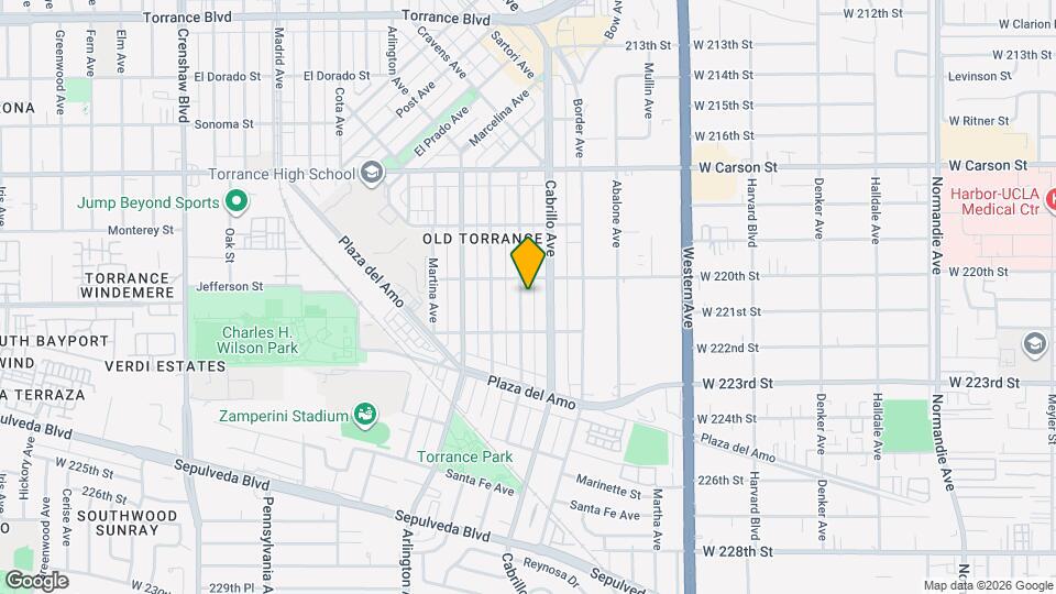 2020 Andreo Ave Map and Location Details