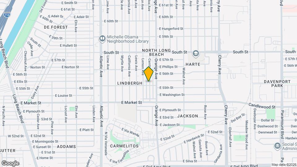 5509 Cerritos Ave Map and Location Details