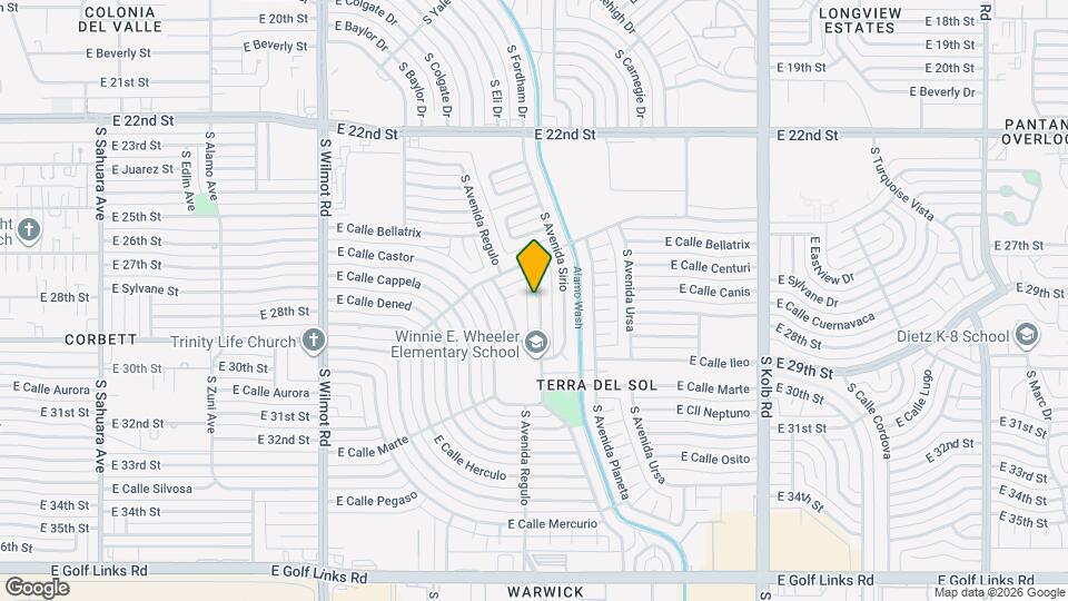 1702 S Avenida Del Sol Map and Location Details