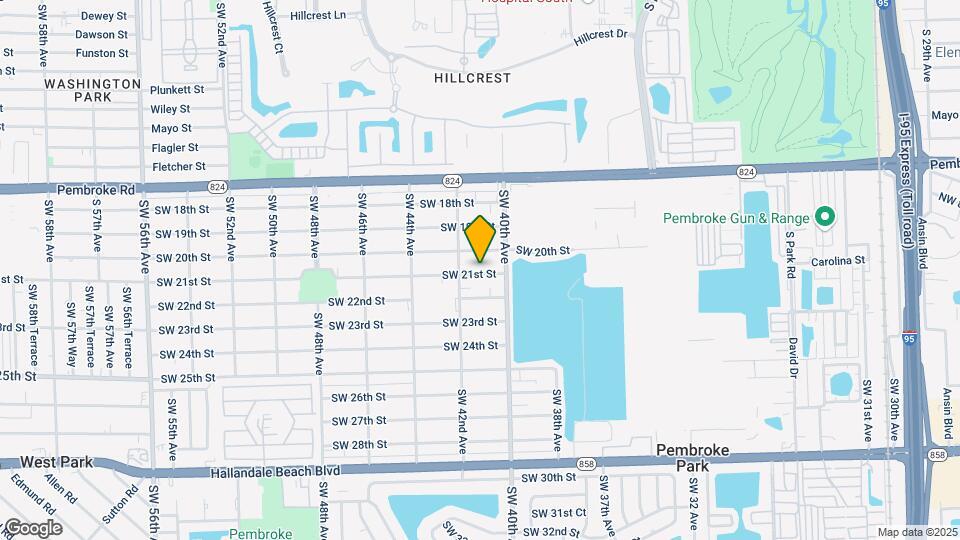 4101 SW 21st St Map and Location Details