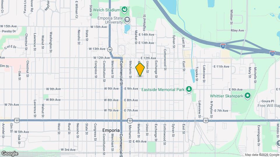 204 E 10th Ave Map and Location Details