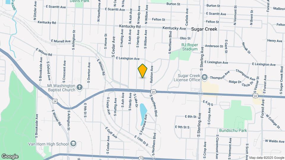 540 S Willow Ave Map and Location Details