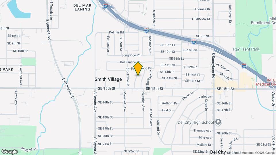 1424 Tanglewood Dr Map and Location Details
