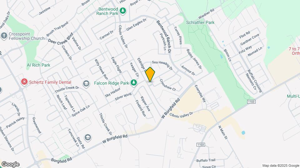 709 Penick Way Map and Location Details