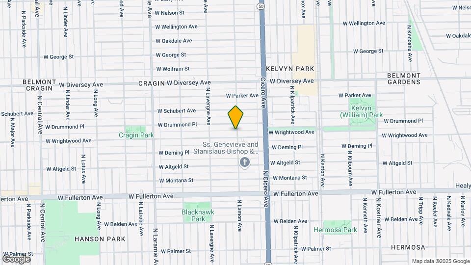 2609 N Lamon Ave Map and Location Details