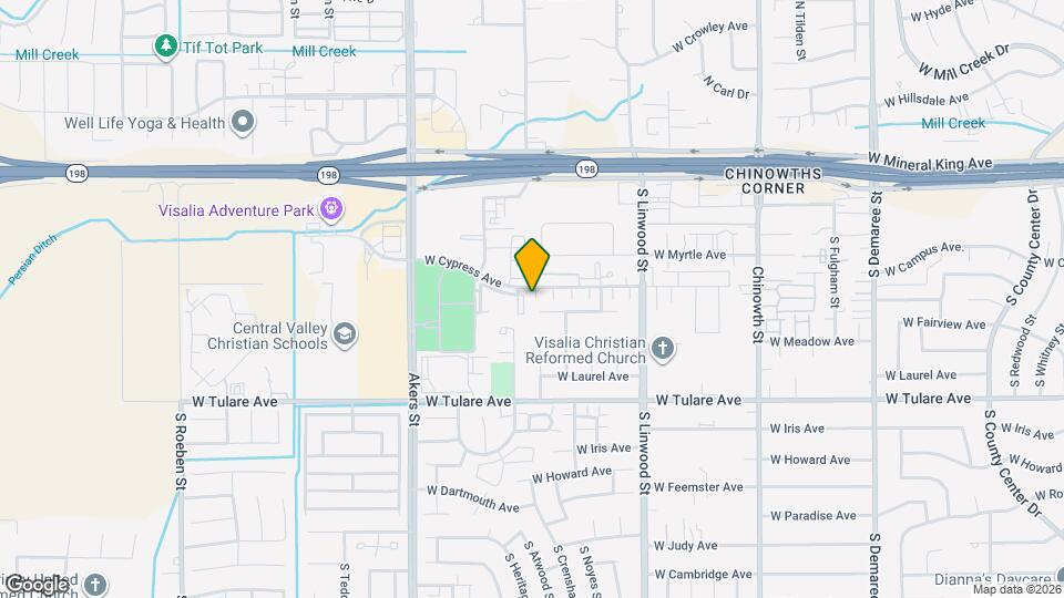 4845 W Cypress Ave Map and Location Details