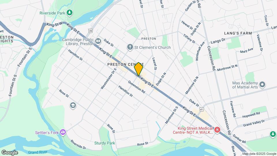 906 King St E Map and Location Details