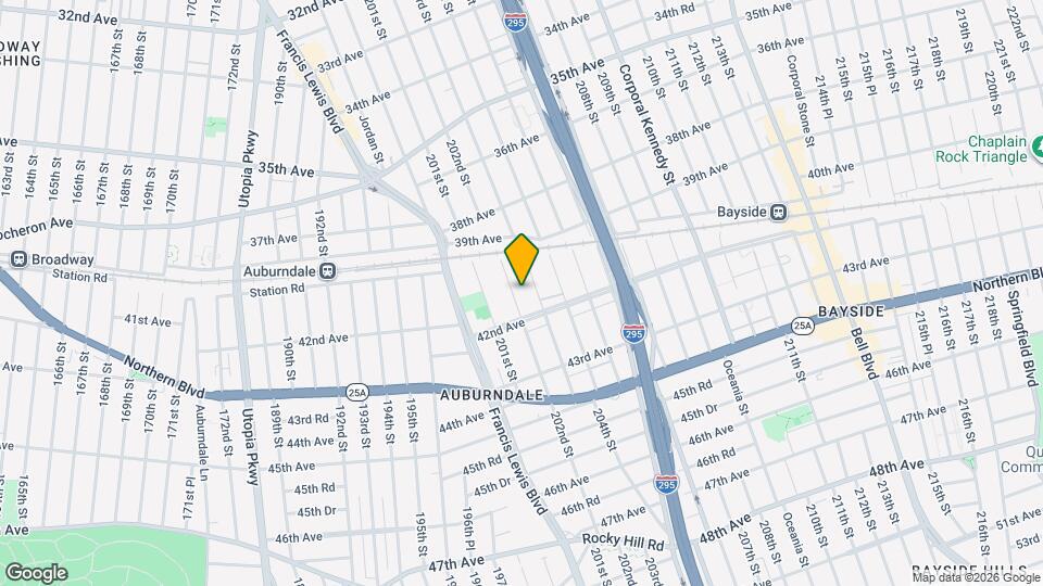 40-31 202nd St Mapa y Detalles de la Ubicación