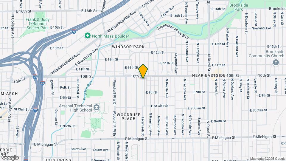 952 Tecumseh St Map and Location Details