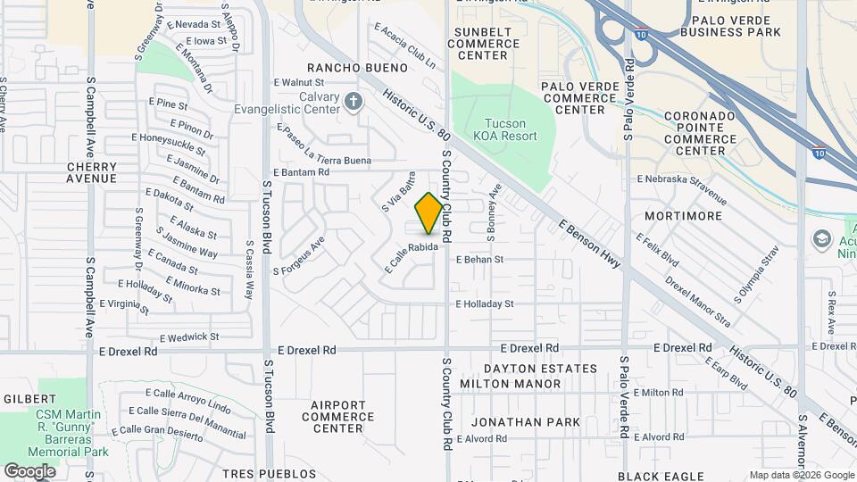 3039 E Calle Rabida Map and Location Details