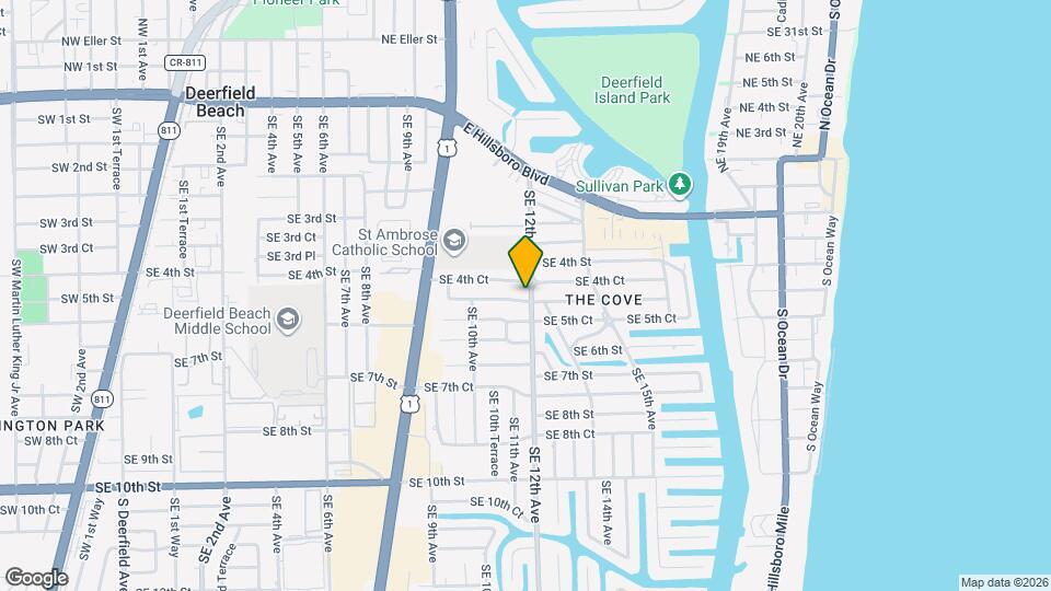 1117 SE 5th St Map and Location Details
