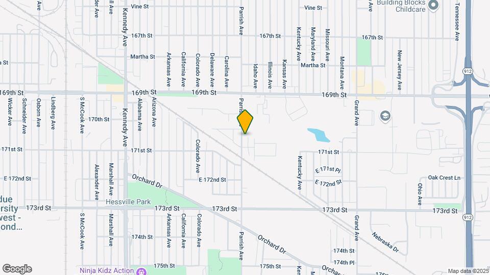 7027 Parrish Ave Map and Location Details