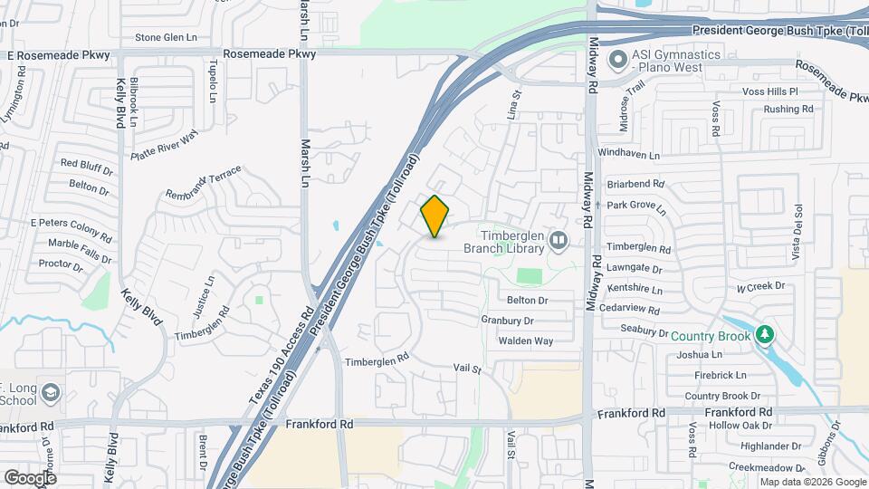 3623 Rodale Way Map and Location Details