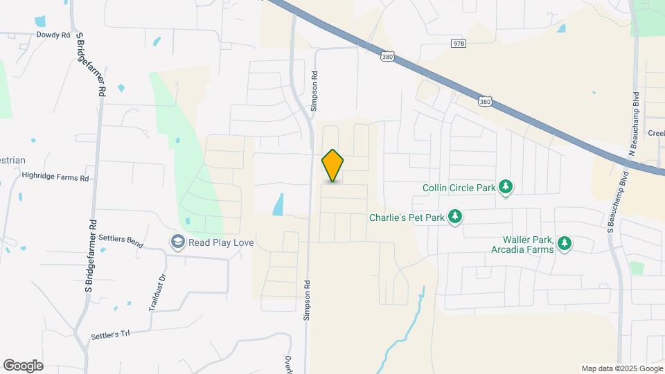 916 Calley Pear Trl Map and Location Details