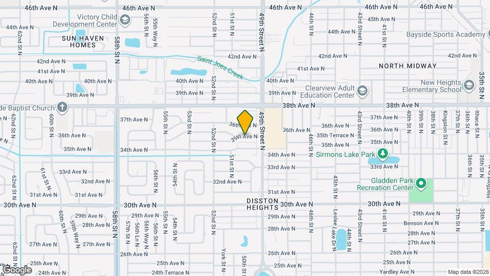 5000 35th Ave N Map and Location Details