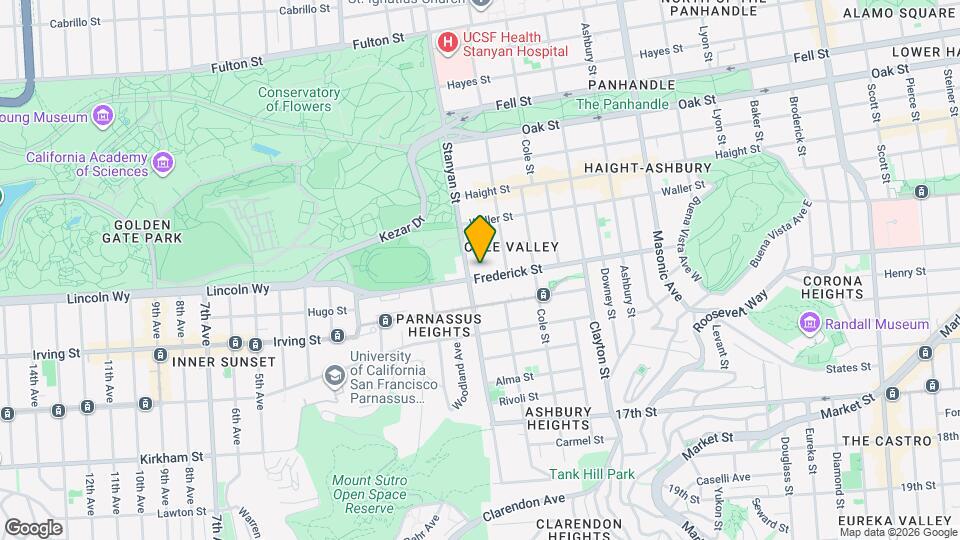 486 Frederick St Map and Location Details