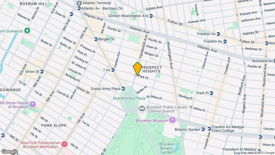 675 Vanderbilt Ave Mapa y Detalles de la Ubicación