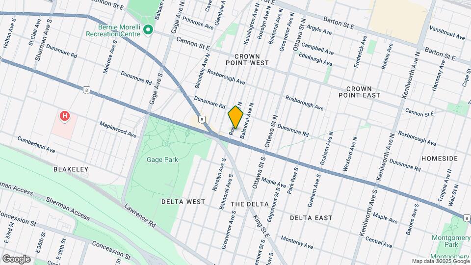 26 Rosslyn Ave N Map and Location Details
