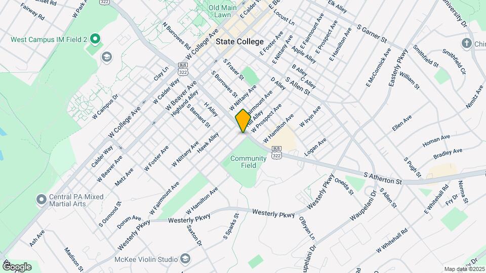 409 W Prospect Ave Mapa y Detalles de la Ubicación