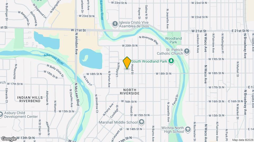 1318 W 18th St N Map and Location Details