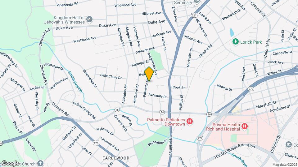 3512 Palmetto Ave Map and Location Details