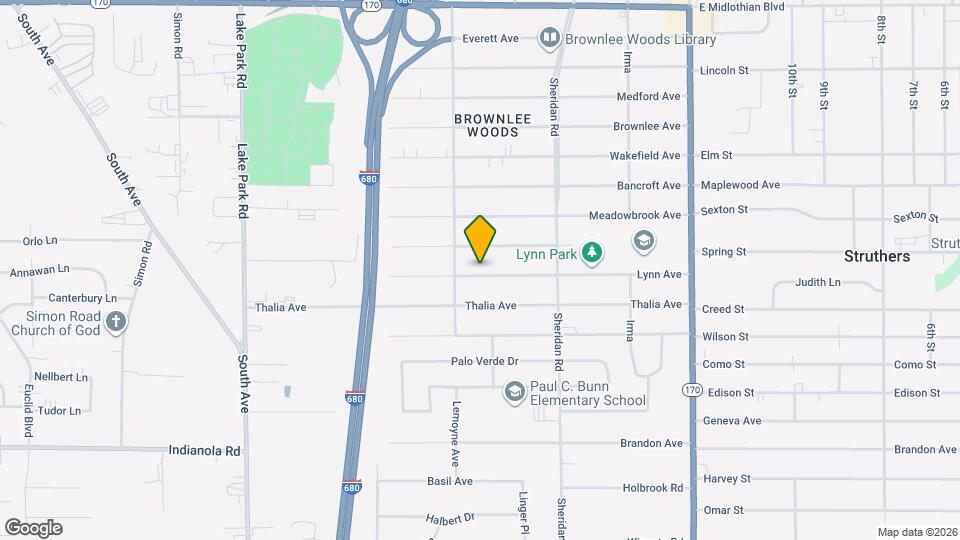 1622 Lynn Ave Map and Location Details