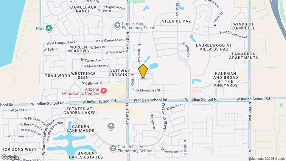 10535 W Calle del Sol Map and Location Details