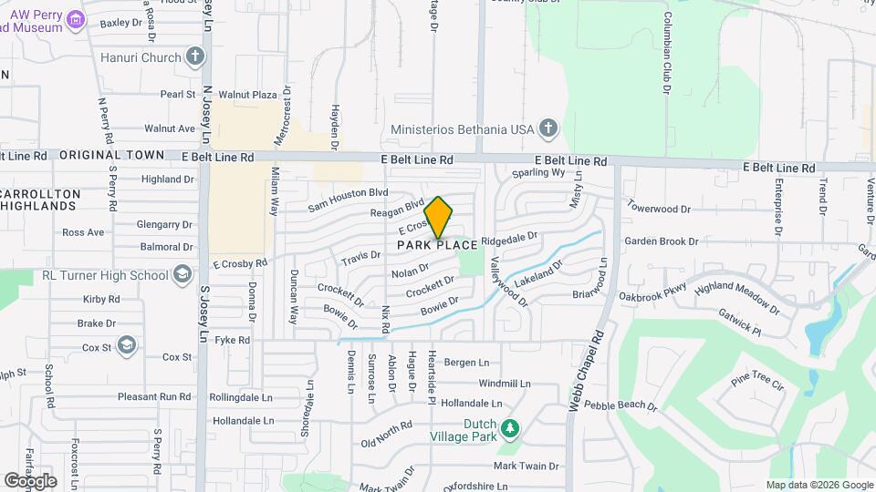 2222 Ridgedale Dr Map and Location Details