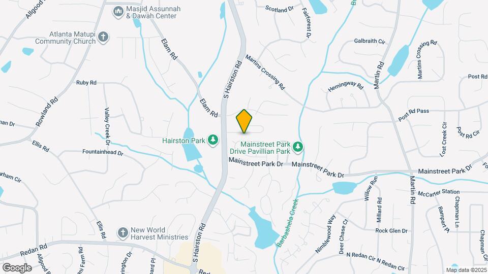 805 Arbor Hill Dr Map and Location Details