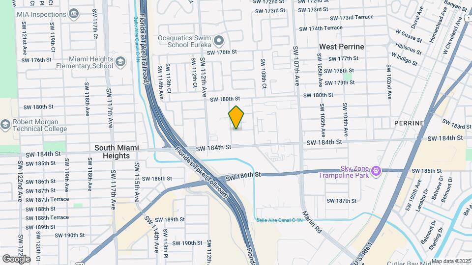 10968 SW 182nd Ln Map and Location Details