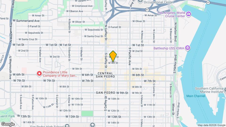 639 W 4th St, Unit 639 Map and Location Details