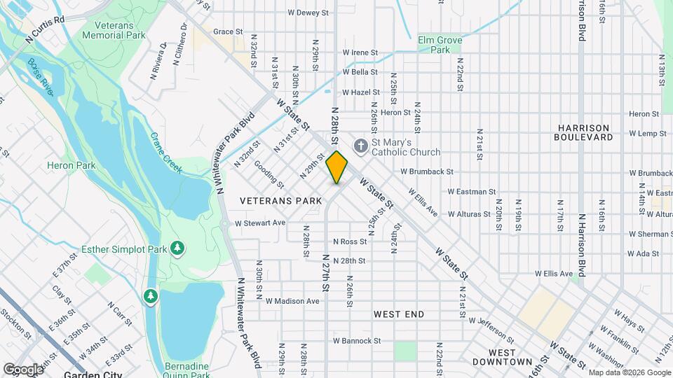 1015 N 27th St Map and Location Details