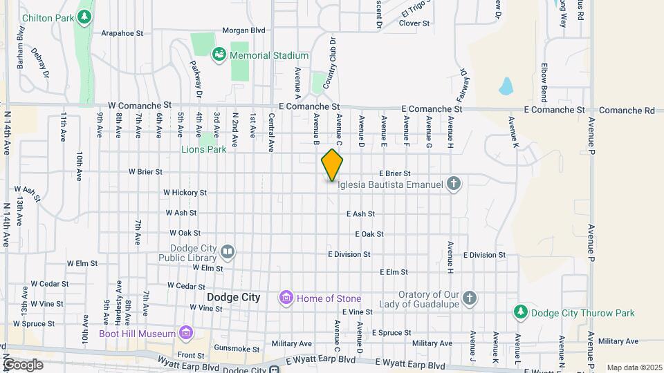 1403 Avenue C Map and Location Details