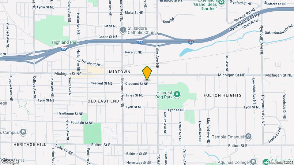 1121 Crescent St NE Mapa y Detalles de la Ubicación