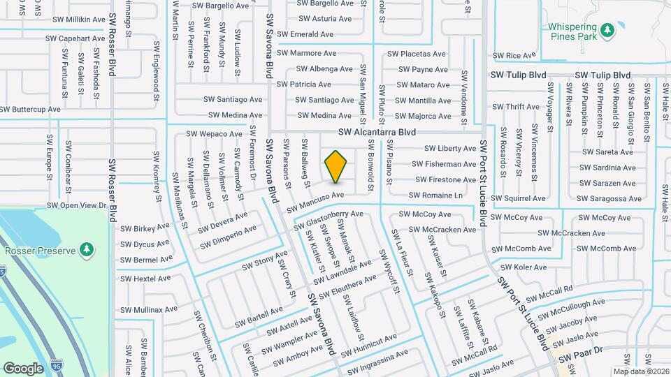 1249 SW Mancuso Ave Mapa y Detalles de la Ubicación